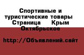  Спортивные и туристические товары - Страница 3 . Крым,Октябрьское